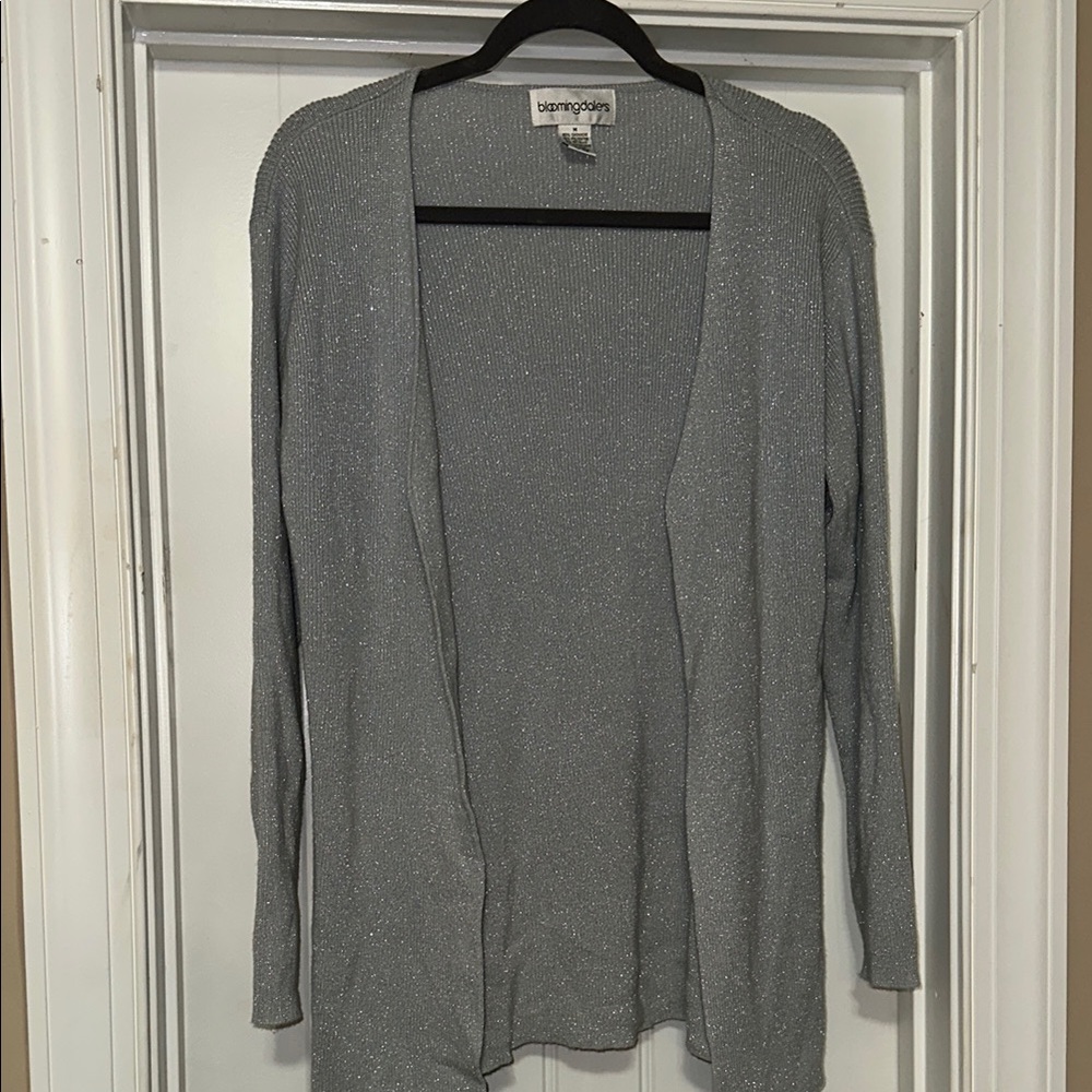 Glittering Gray Sweater by Express